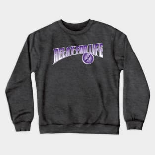 Purple Relay for Life with Ribbon - Flash Gordon Crewneck Sweatshirt